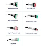 Multi functional color light ultrasonic body beauty machine