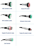 Multi functional color light ultrasonic body beauty machine