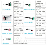 Multi functional color light ultrasonic body beauty machine